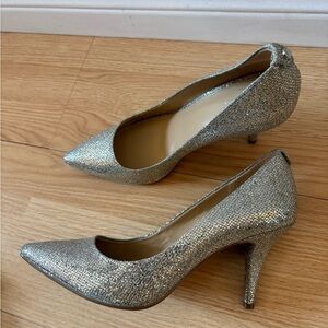 MK Elegant Silver Women's Heels